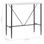 Voir la diapositive 6 : VIDAXL Ensemble de bar 5 pcs Tissu Noir
