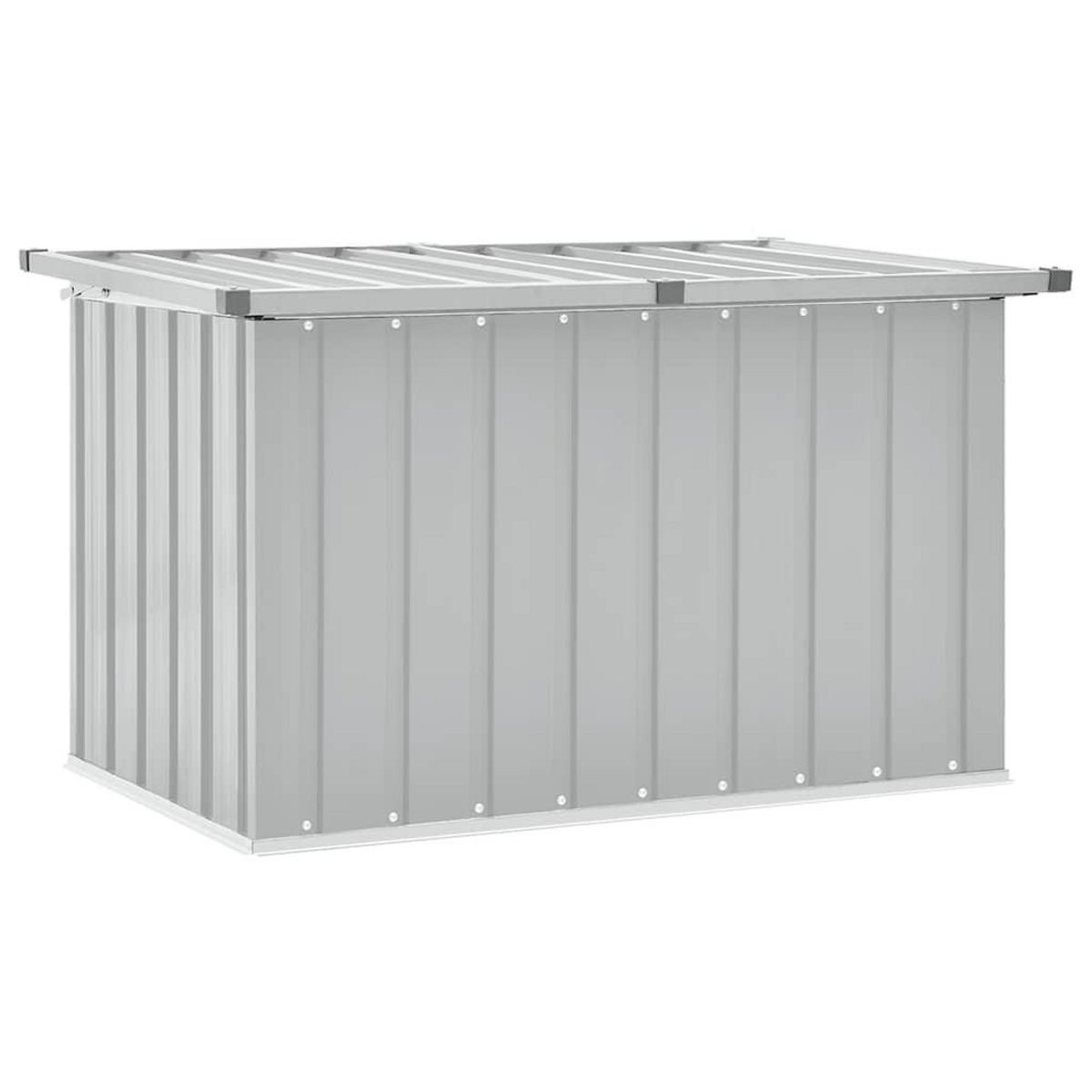 VIDAXL Boîte de rangement de jardin Gris 109x67x65 cm