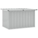VIDAXL Boîte de rangement de jardin Gris 109x67x65 cm