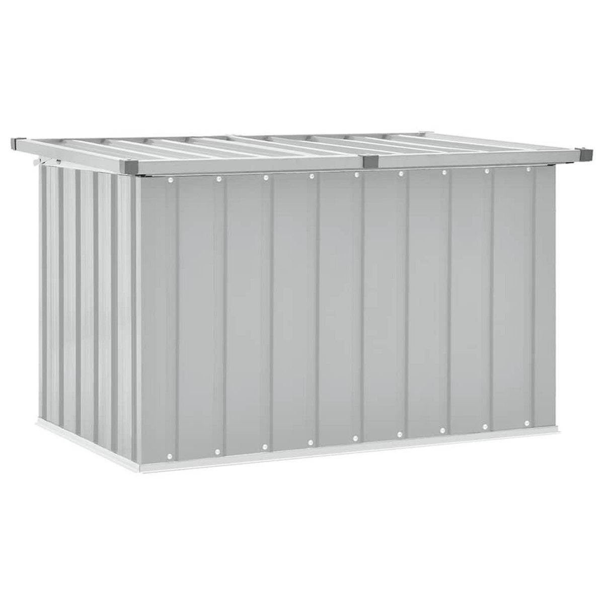 VIDAXL Boîte de rangement de jardin Gris 109x67x65 cm
