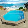 Voir la diapositive 3 : Habitat et Jardin Piscine bois  Florida 145   - 6.57 x 4.57 x 1.44 m + Pompe à chaleur - Puissance 6.1 kW