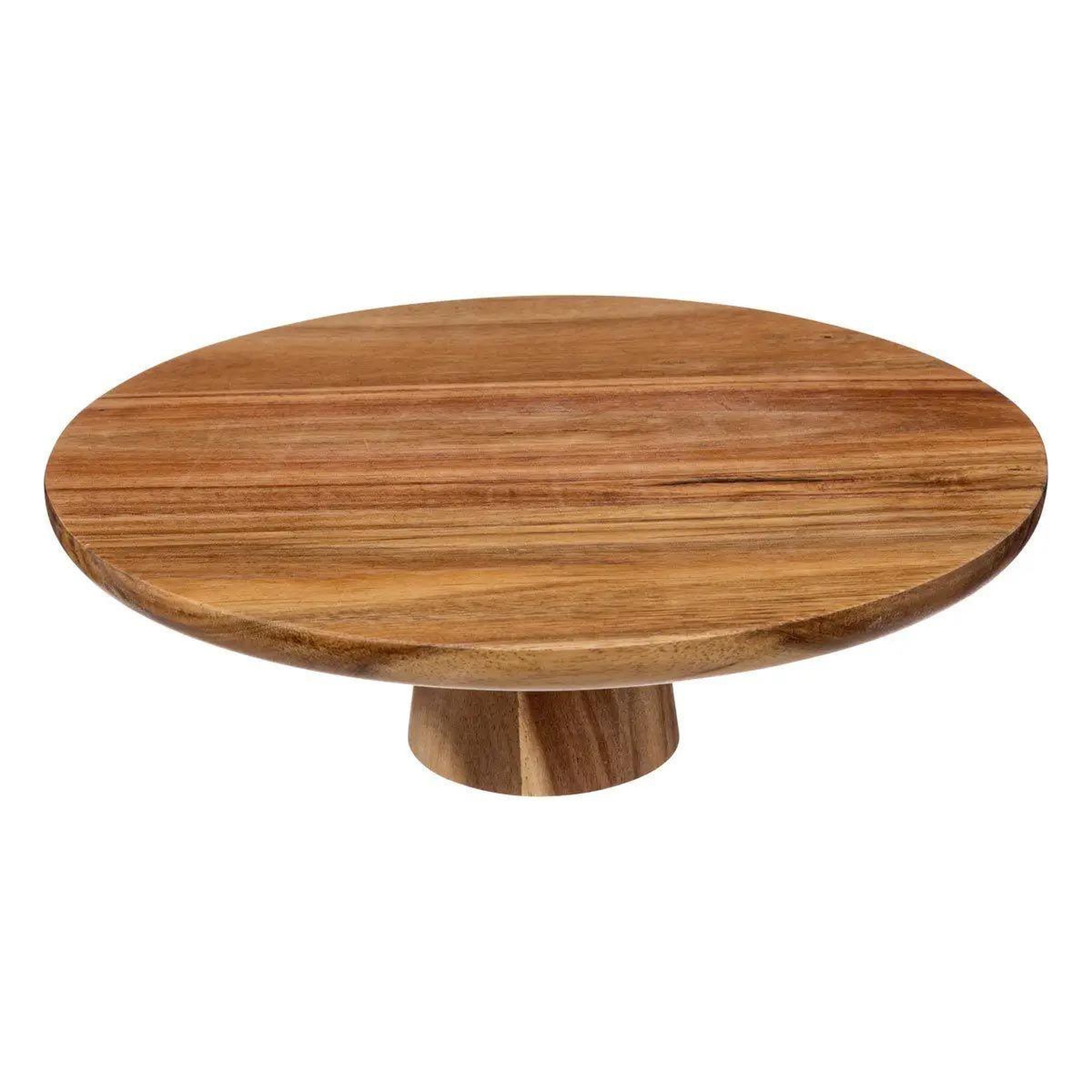SECRET DE GOURMET Présentoir à gâteaux en bois  acacia  28cm marron