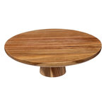 SECRET DE GOURMET Présentoir à Gâteaux en Bois  Acacia  28cm Marron