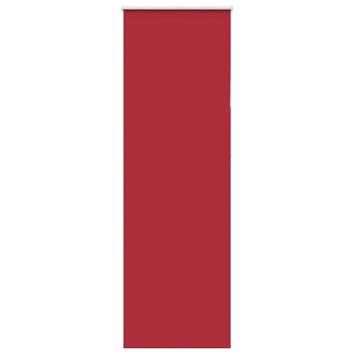 VIDAXL Store enrouleur occultant rouge largeur du tissu 70,7 cm