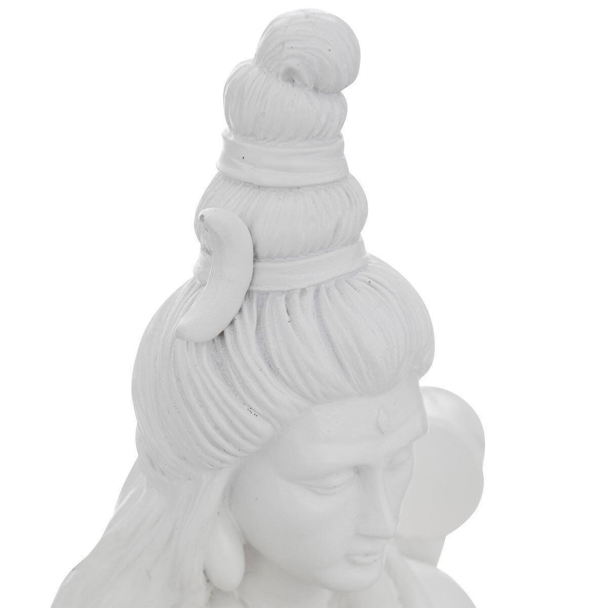 Voir la diapositive 2 : ATMOSPHERA Statuette déco shiva  nathan  28cm blanc