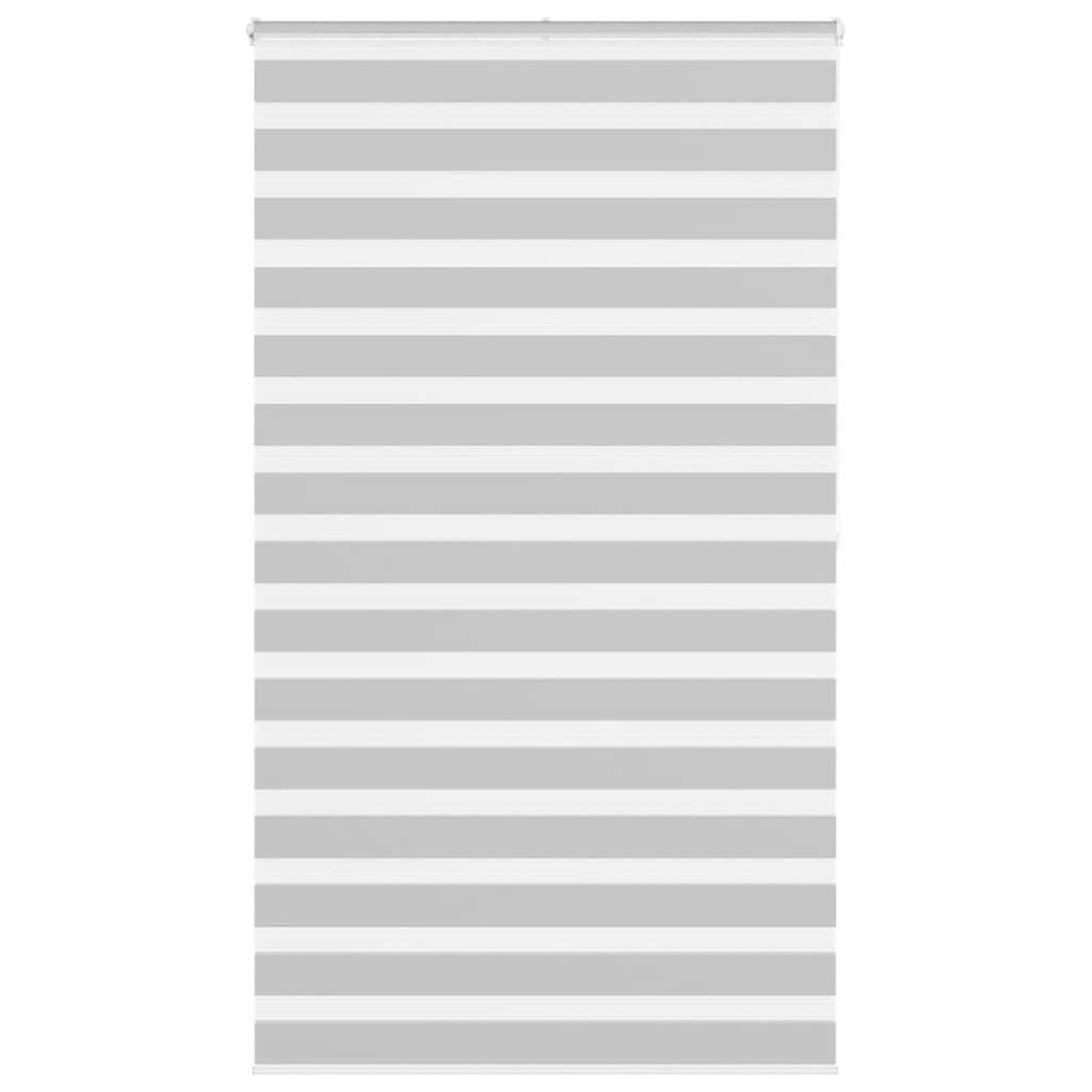 VIDAXL Store zebre gris clair largeur du tissu 120,9 cm polyester