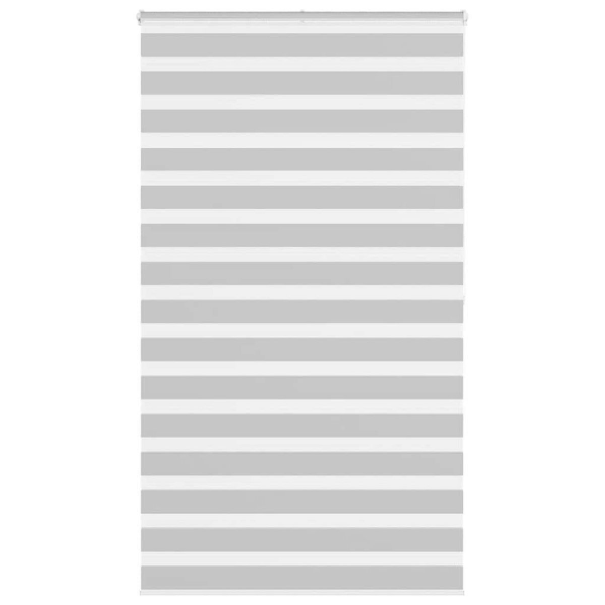 VIDAXL Store zebre gris clair largeur du tissu 120,9 cm polyester