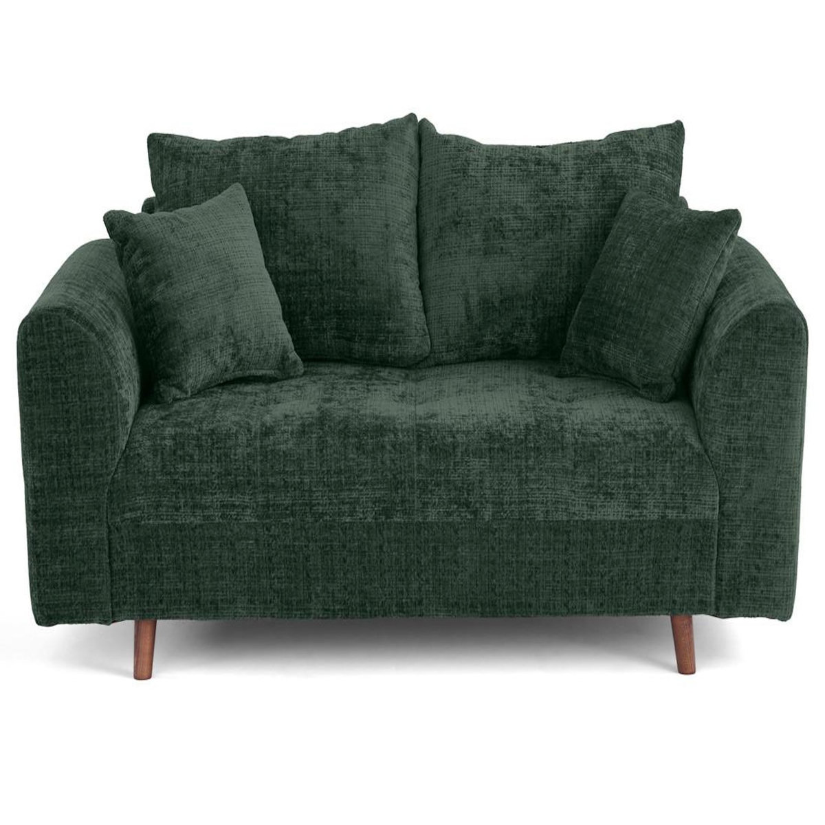 LISA DESIGN Rune - canapé droit 2 places en velours texturé
