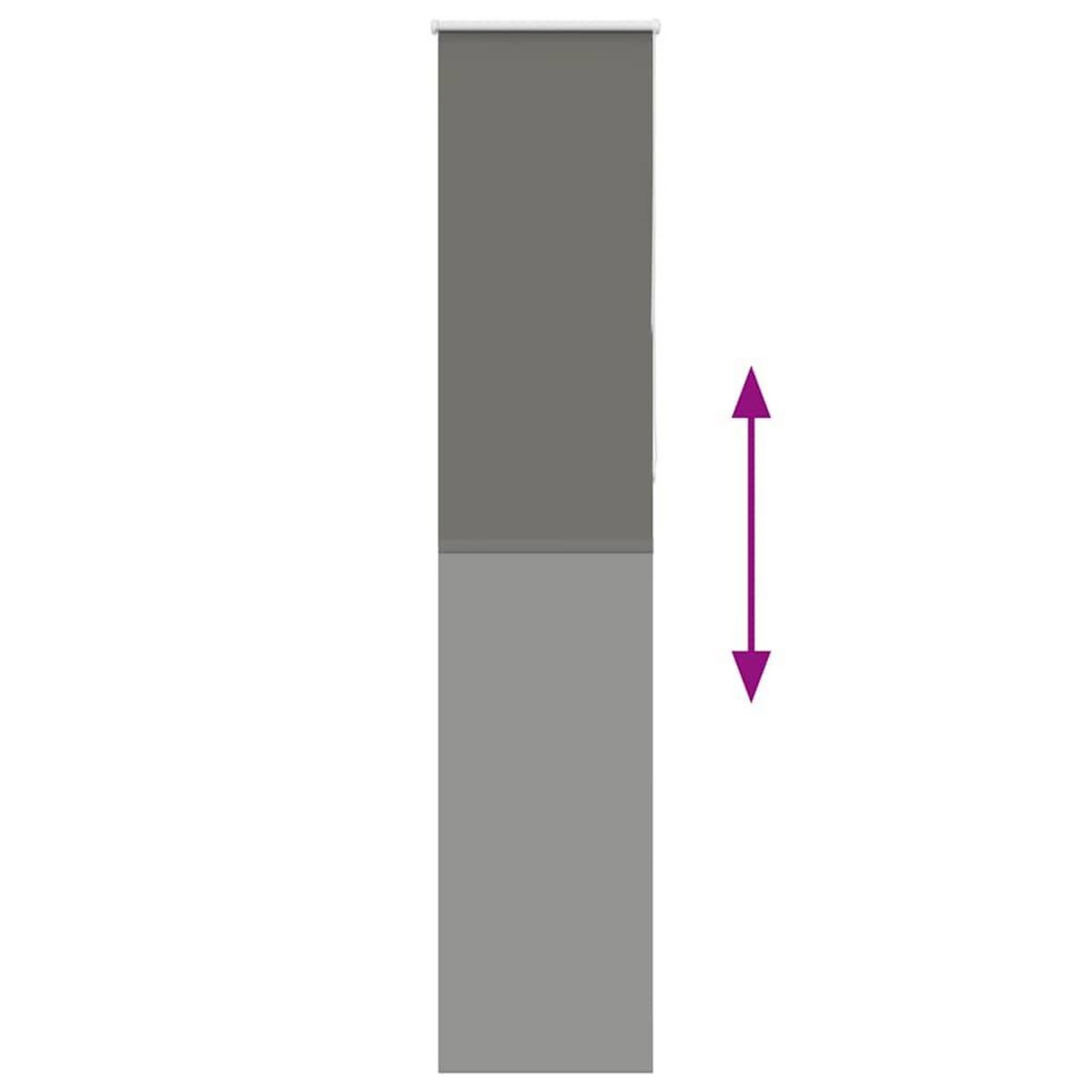 VIDAXL Store enrouleur occultant largeur du tissu 45,7 cm polyester