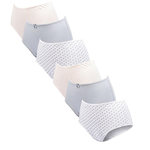 OZABI OZABI Pack de Culottes Femme Taille Haute Coton – Lot de 6. Coloris disponibles : Multicolore