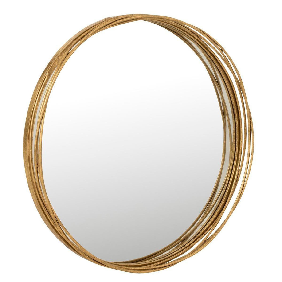 Paris Prix Miroir Mural en Métal Design  Aurora  60cm Or