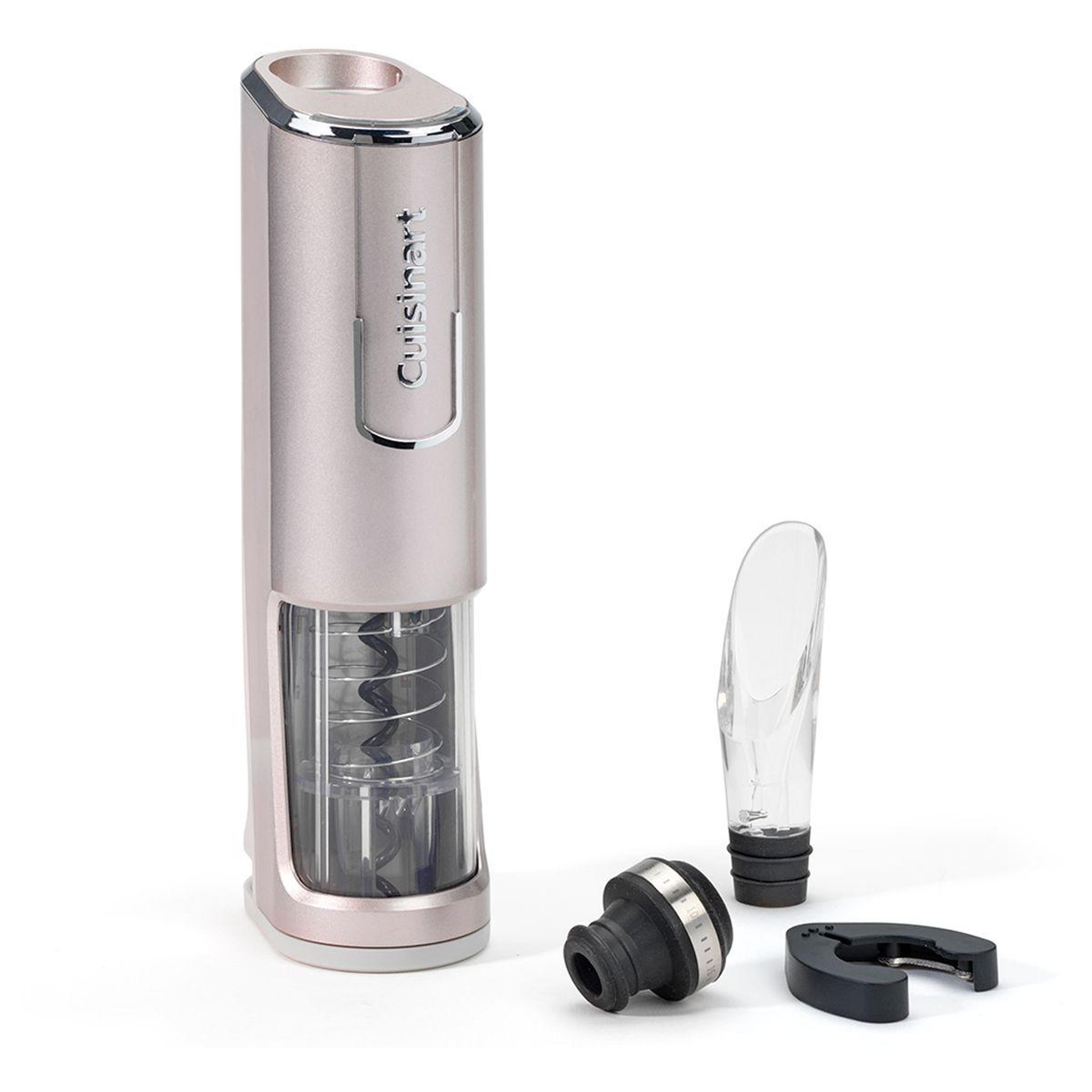 Voir la diapositive 1 : Cuisinart Tire bouchon électrique RWO100E Sans Fil Argent