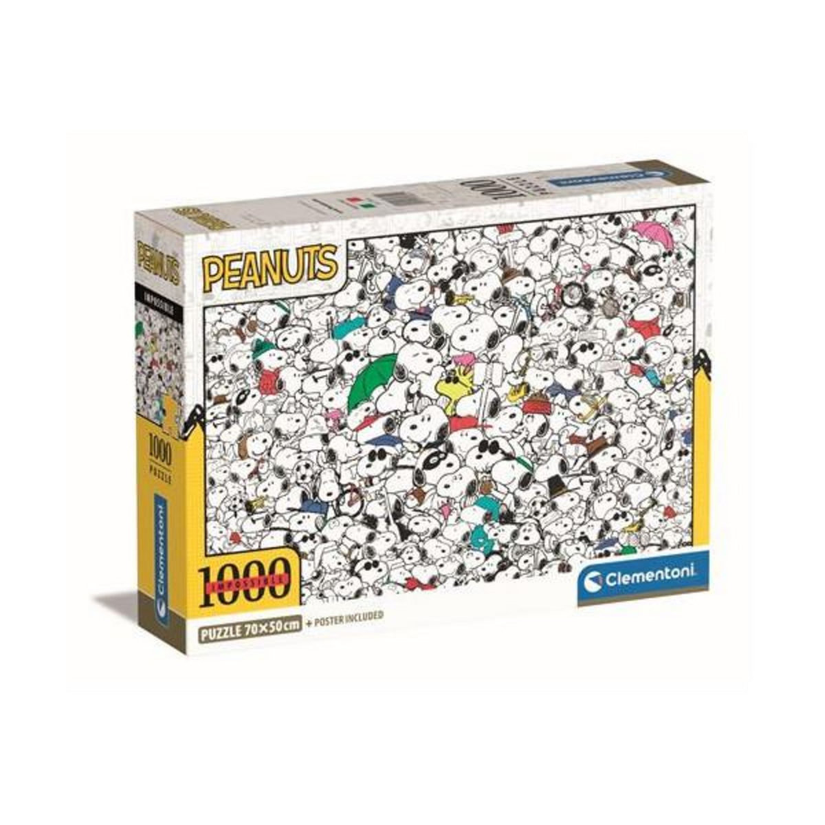 CLEMENTONI Compact 1000 pieces - Impossible Snoopy