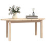 Voir la diapositive 4 : VIDAXL Table basse 110x55x45 cm Bois massif de pin