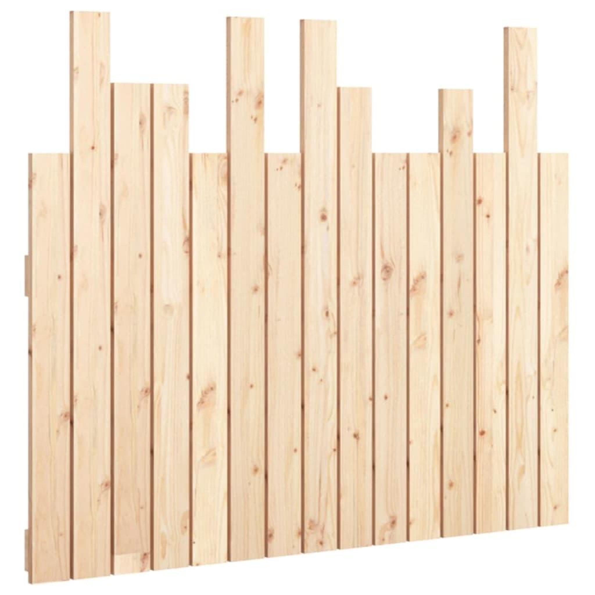 Voir la diapositive 2 : VIDAXL Tete de lit murale 95,5x3x80 cm Bois massif de pin