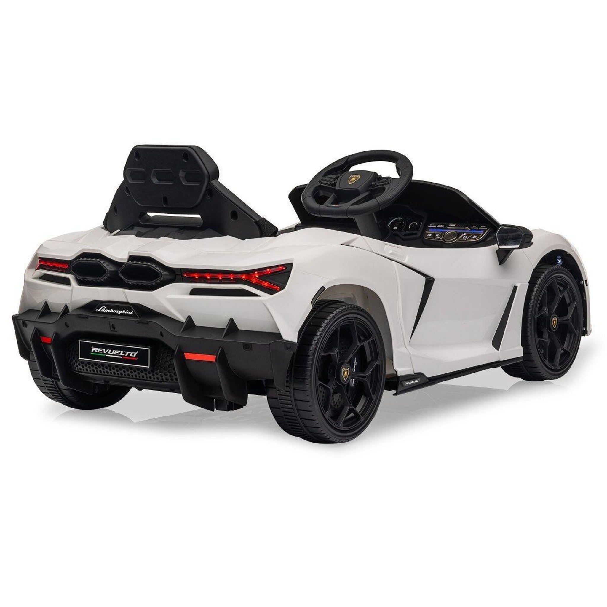 Voir la diapositive 2 : Jamara Ride-on lamborghini revuelto blanc 2,4ghz li-power 12.6