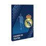 Real Madrid Cahier de texte garçon 15,5x21,5cm couverture carton souple bleu