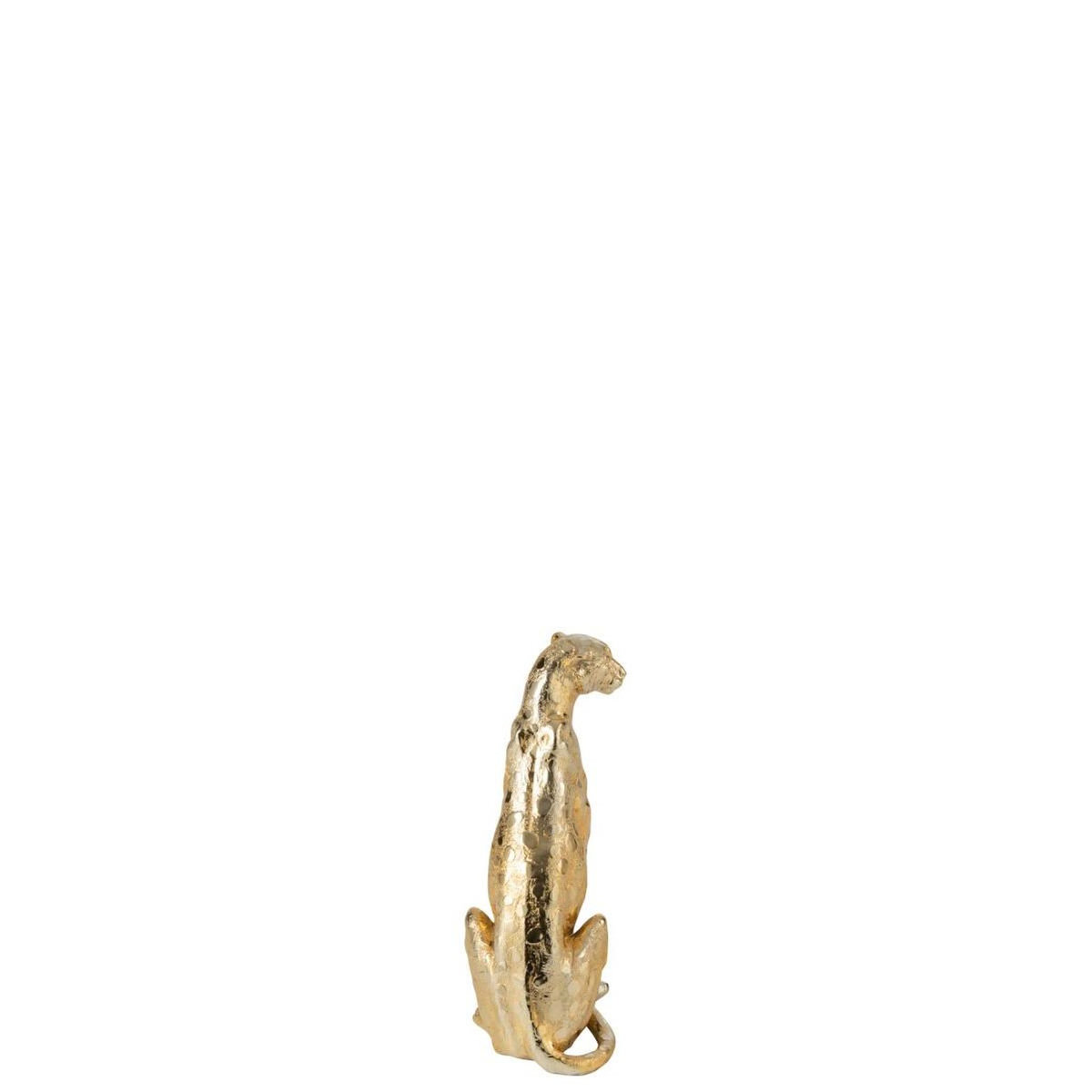 Paris Prix Statuette Léopard Assis  Odis  37cm Doré
