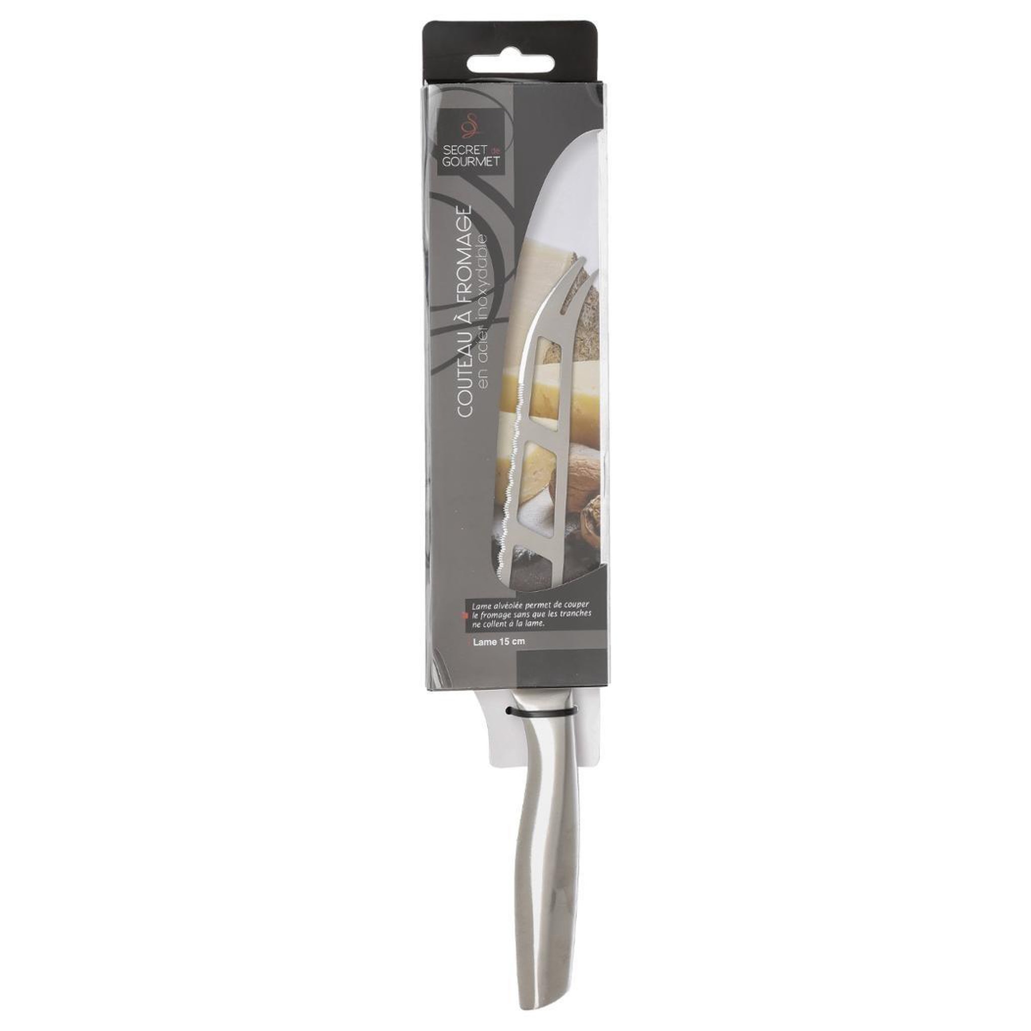 Voir la diapositive 4 : FIVE Couteau à Fromage  Inox Forgé  26cm Gris