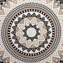 Voir la diapositive 2 : Douceur d'Intérieur Tapis rond 120 cm Yaba coton