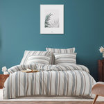 Home collection Parure housse de couette avec taie(s) en coton et polyester Nairobi. Coloris disponibles : Beige