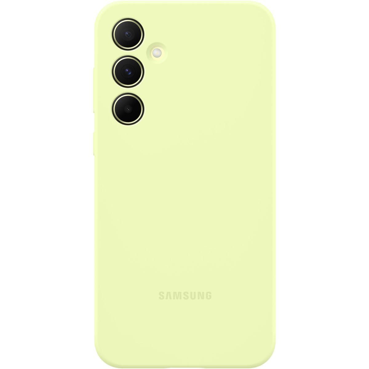 Samsung Coque Samsung A55 5G silicone Vert clair