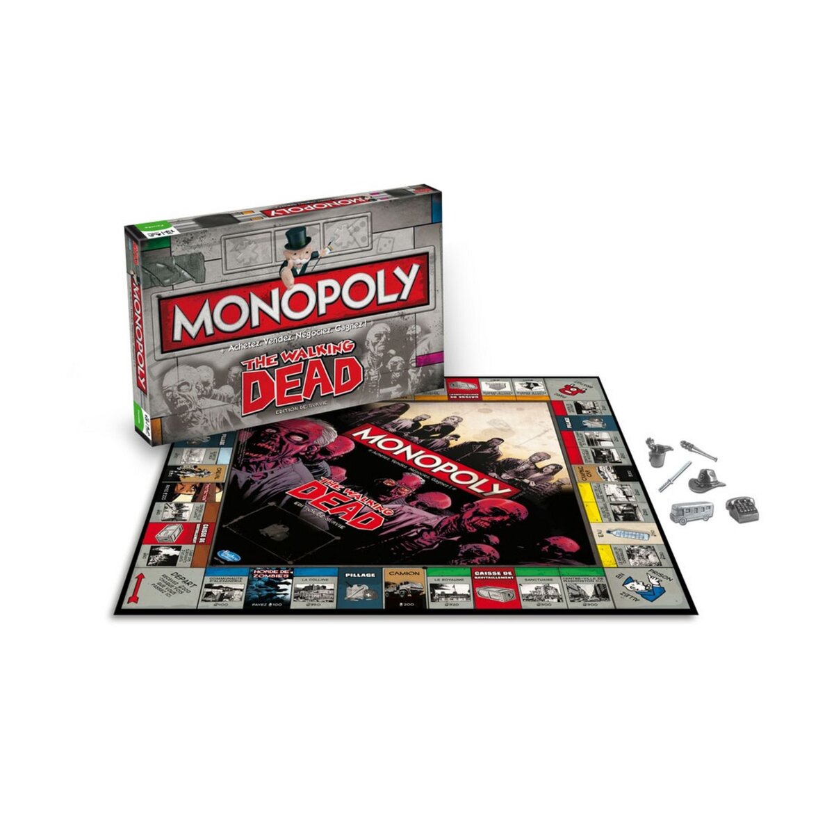  WINNING MOVES Jeu Monopoly The Walking Dead
