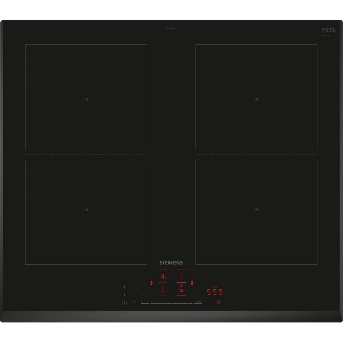 Siemens Plaque induction ED651HQB1E iQ500 CombiZone