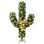 Voir la diapositive 2 : VIDAXL Cactus de Noël avec support et LED Vert 180 cm PVC