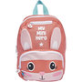 Voir la diapositive 1 : AUCHAN Sac maternelle cape rose lapin