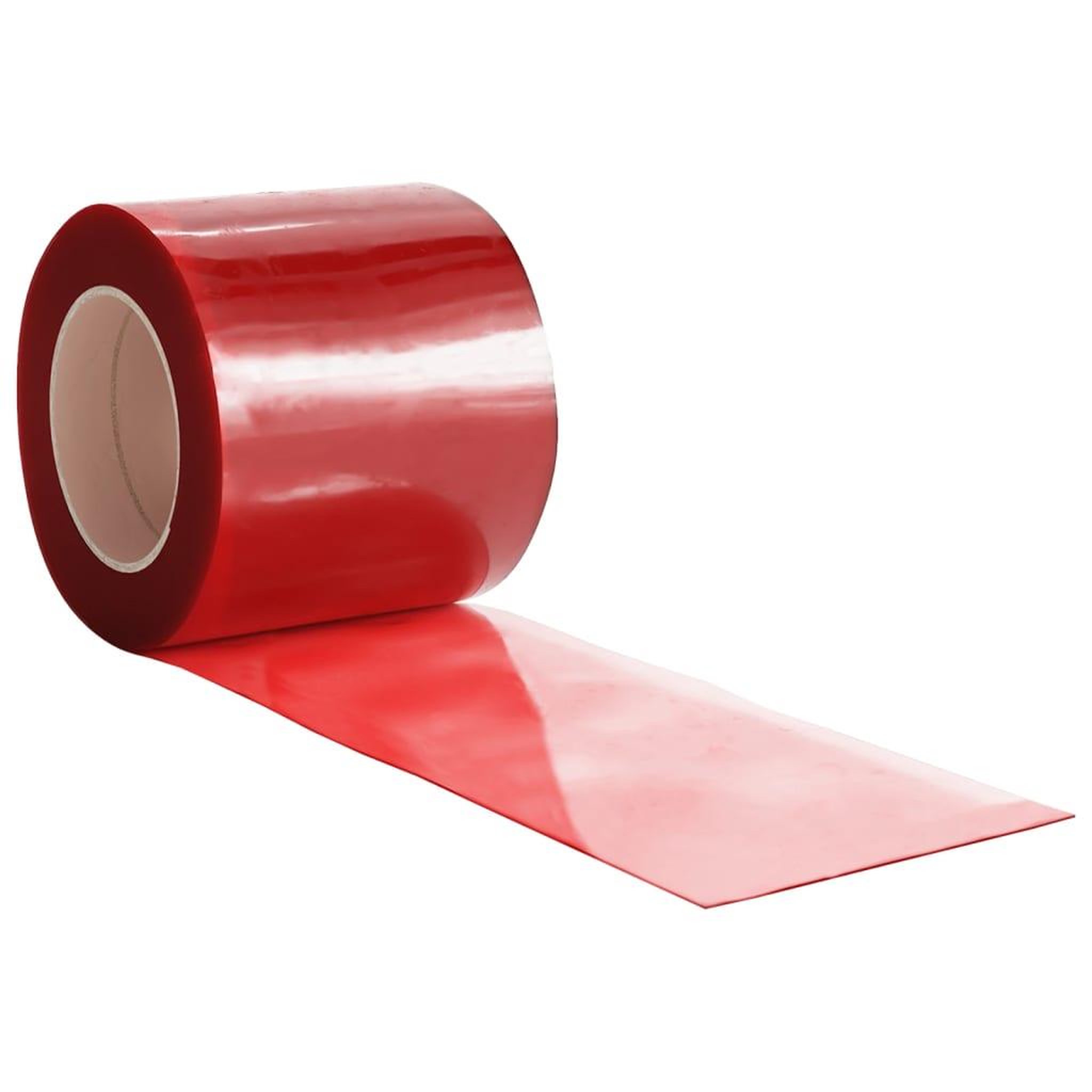Voir la diapositive 4 : VIDAXL Rideau de porte rouge 200 mmx1,6 mm 50 m PVC