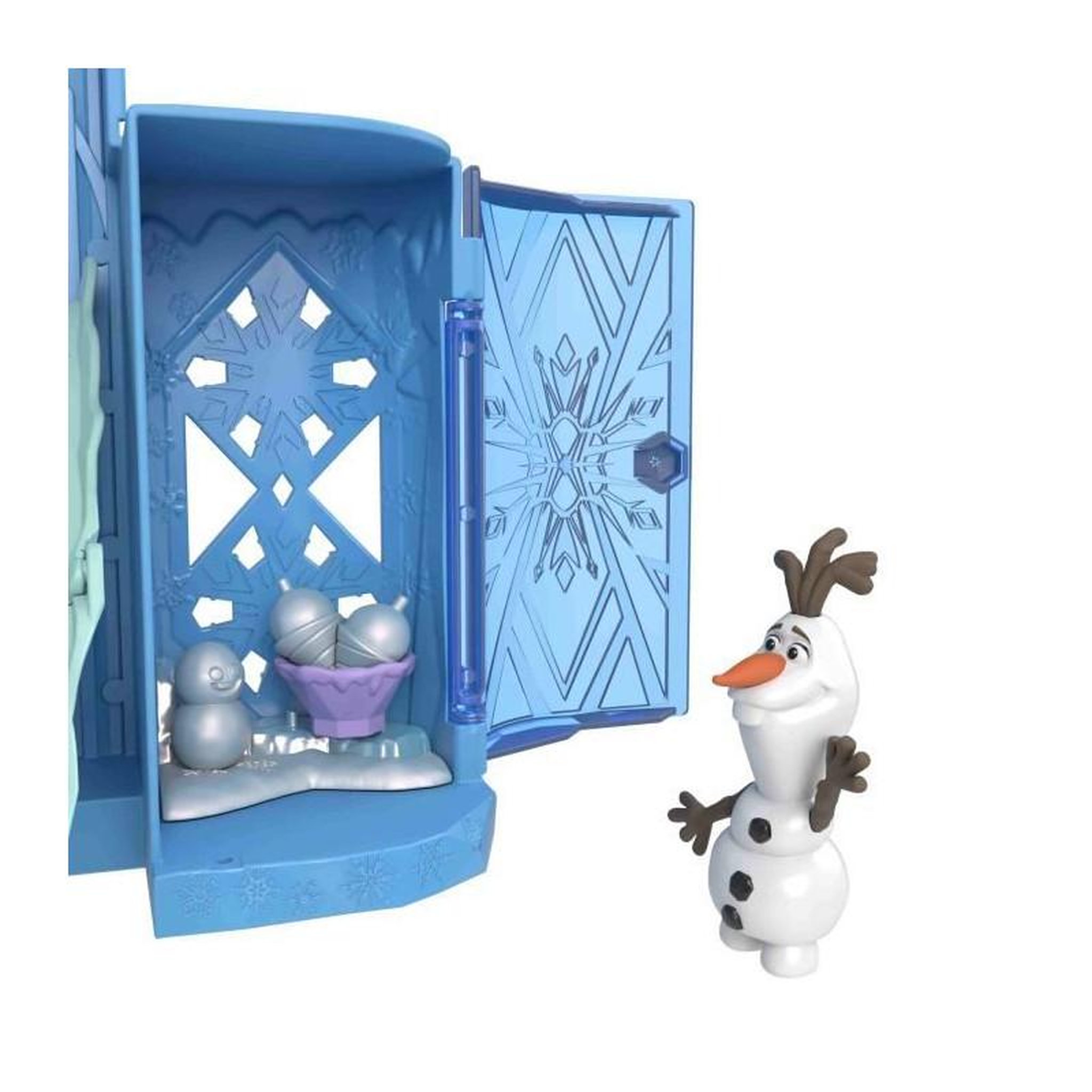 Voir la diapositive 3 : DISNEY FROZEN COFFRET CHATEAU D ELSA
