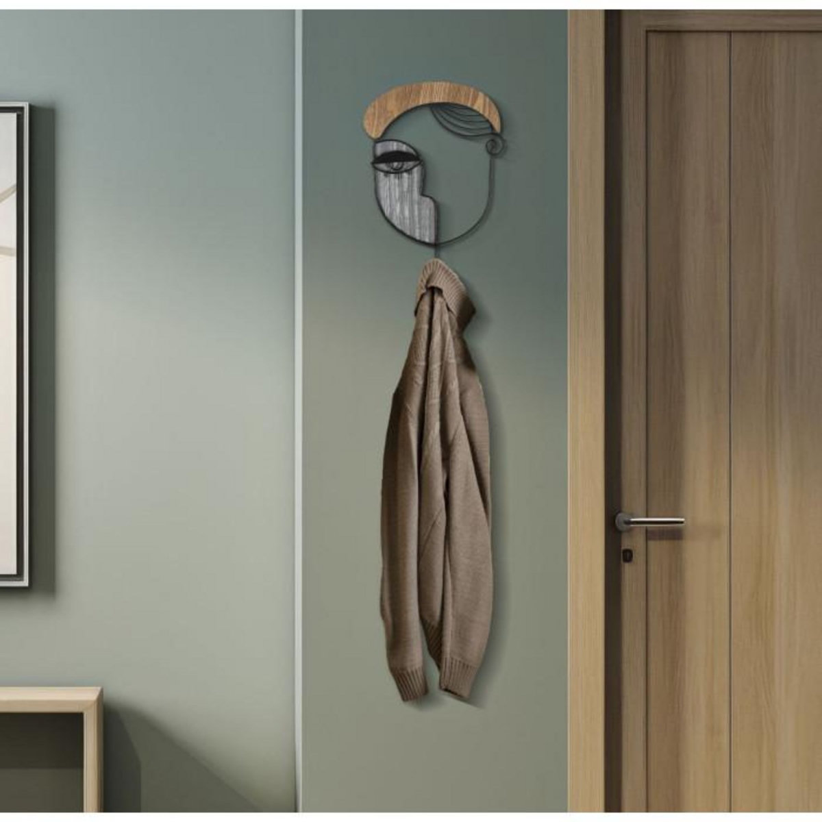 Paris Prix Patère Murale Design  Picassy  35cm Multicolore