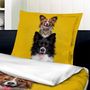 Voir la diapositive 2 : Gentle Housse de couette 140x200 Chiens + taie coton 57 fils