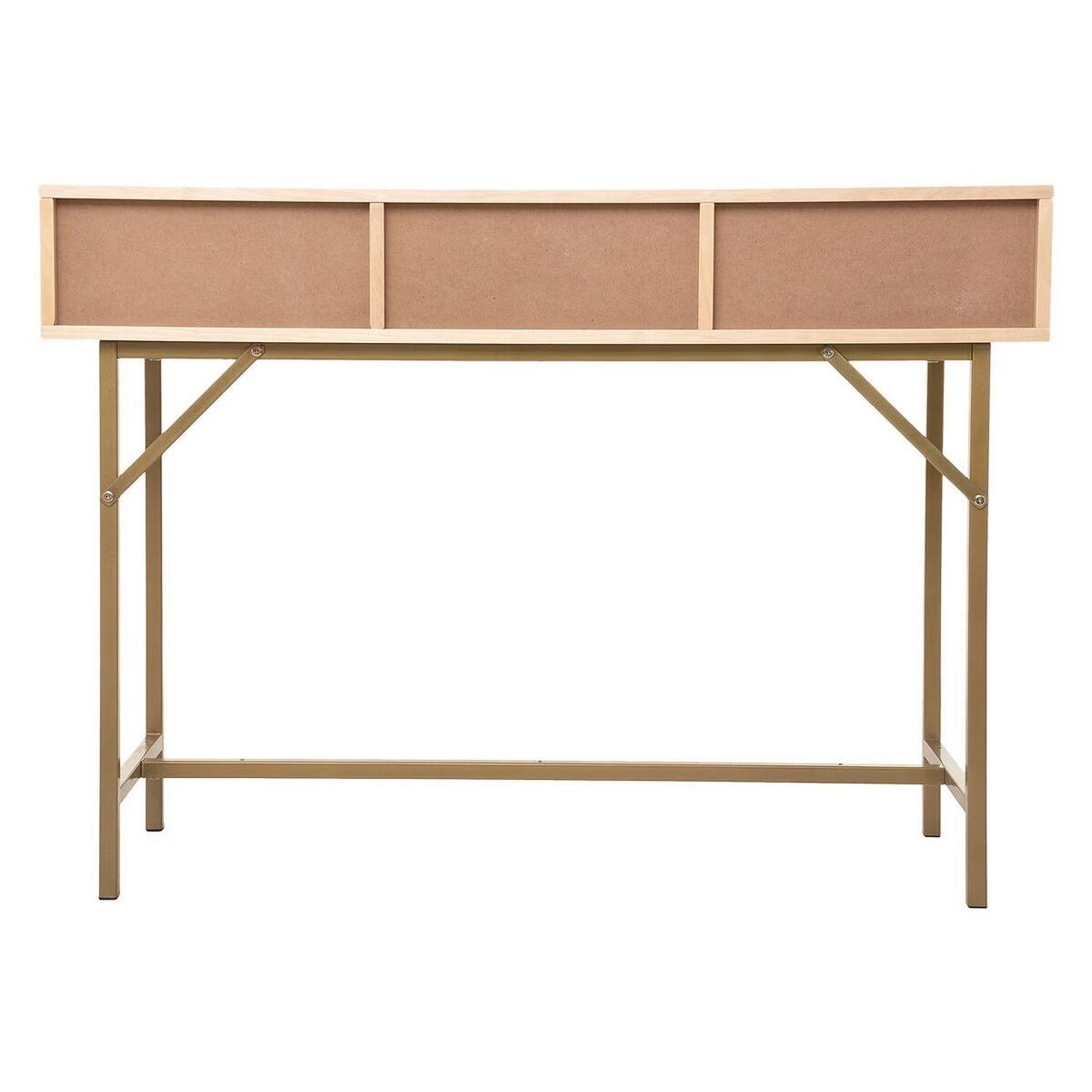ATMOSPHERA Console 3 tiroirs en cannage RAYO - Beige