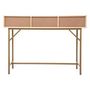 Voir la diapositive 5 : ATMOSPHERA Console 3 tiroirs en cannage RAYO - Beige