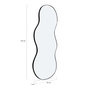 Voir la diapositive 6 : ID MARKET Miroir organique contour noir 45 x 100 cm