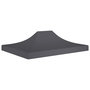 Voir la diapositive 1 : VIDAXL Toit de tente de reception 4x3 m Anthracite 270 g/m^2