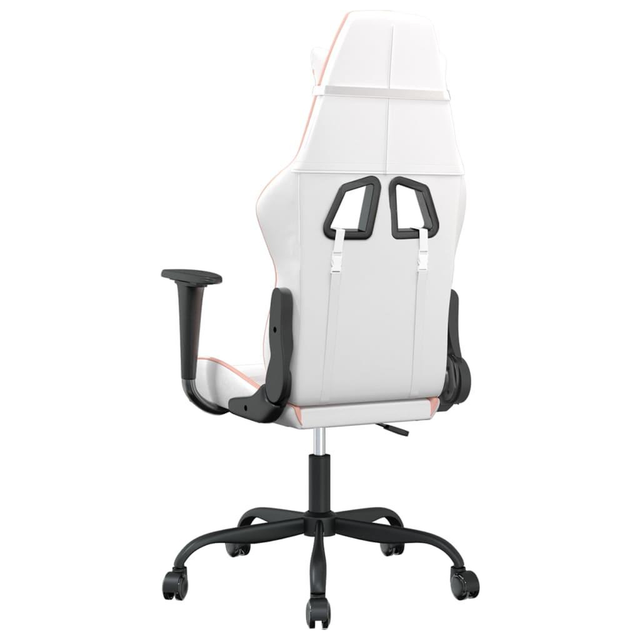 Voir la diapositive 5 : VIDAXL Chaise de jeu Blanc et rose Similicuir
