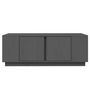 Voir la diapositive 5 : VIDAXL Table basse Gris 110x50x40 cm Bois massif de pin