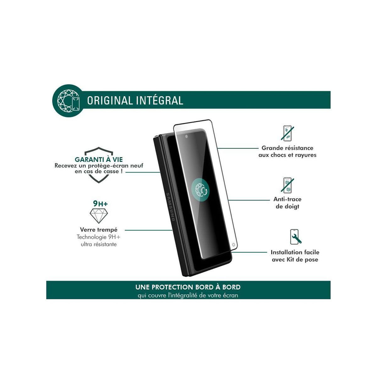 FORCE GLASS Protège écran Samsung Galaxy Z Fold 5