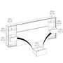 Voir la diapositive 8 : Tête de lit pour lit 140 ou 160 cm avec rangements PAM