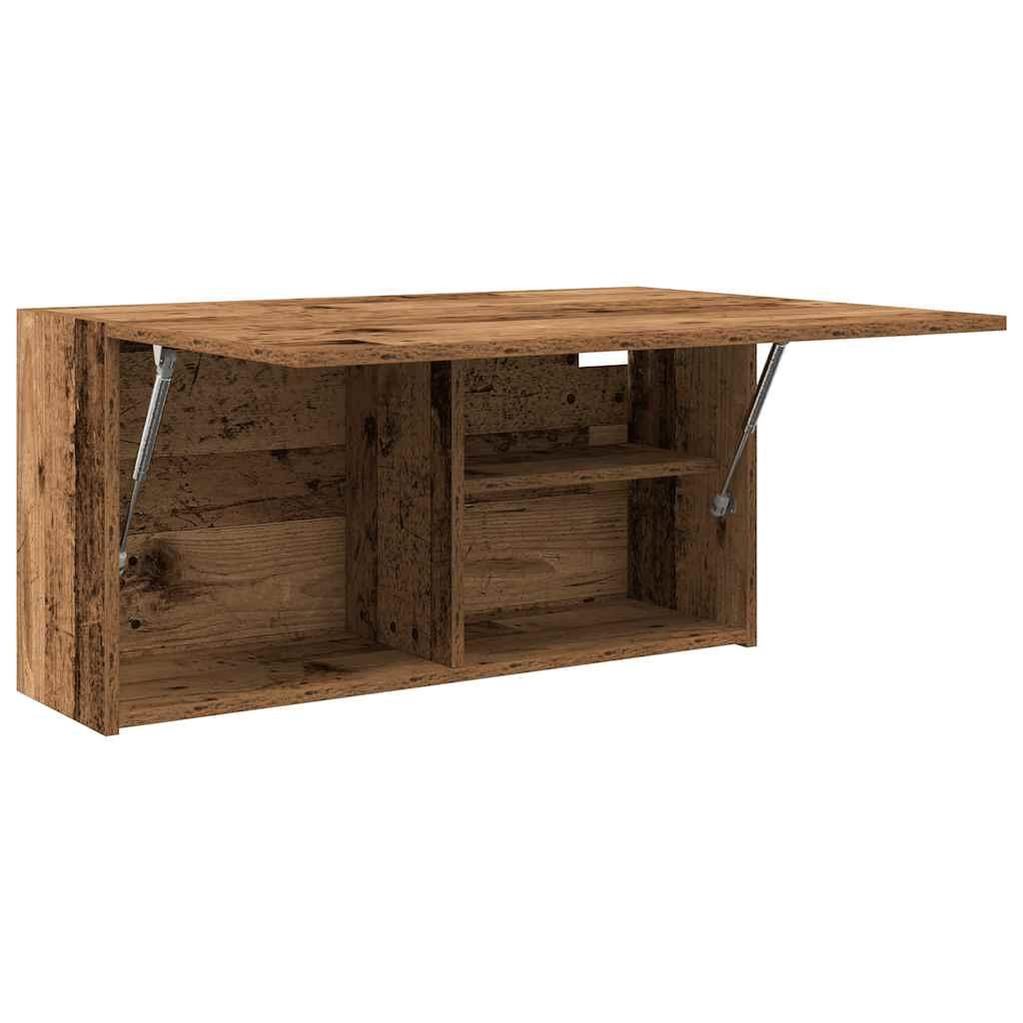 Voir la diapositive 5 : VIDAXL Armoire murale de bain vieux bois 80x25x40 cm bois d'ingenierie