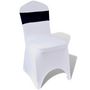 Voir la diapositive 3 : VIDAXL Ruban decoratif elastique avec boucle de chaise 25 pcs Noir