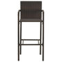 Voir la diapositive 4 : VIDAXL Ensemble de bar de jardin 3 pcs Marron