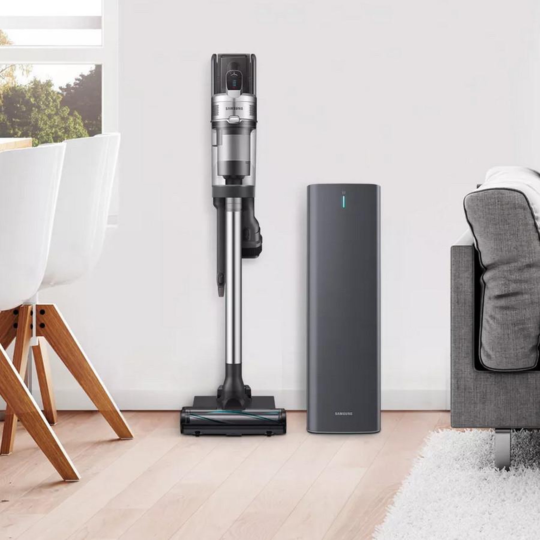 Voir la diapositive 3 : Samsung Clean station pour aspirateur balai - vcasae903