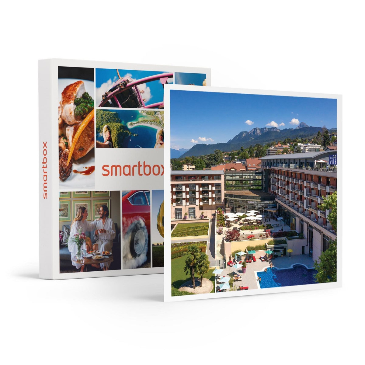 Smartbox 2 jours en hôtel Hilton 4* avec accès illimité au spa et 50 min de massage à Évian-les-Bains - Coffret Cadeau Séjour