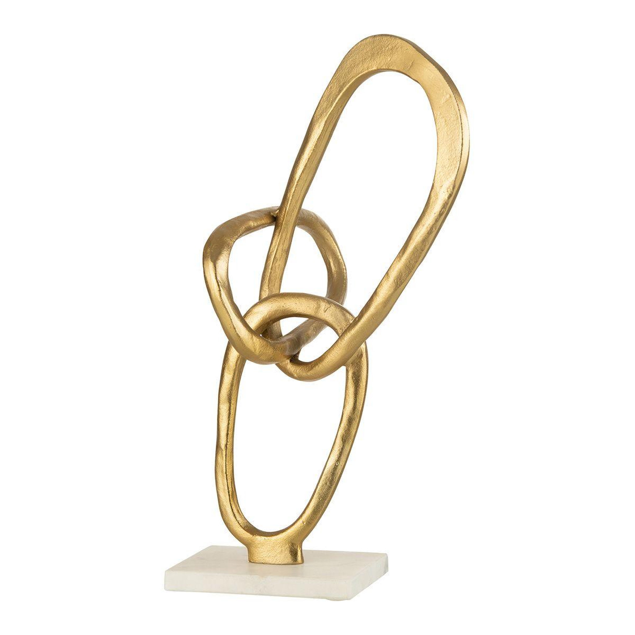 J-LINE Anneaux déco design  margie  43cm or