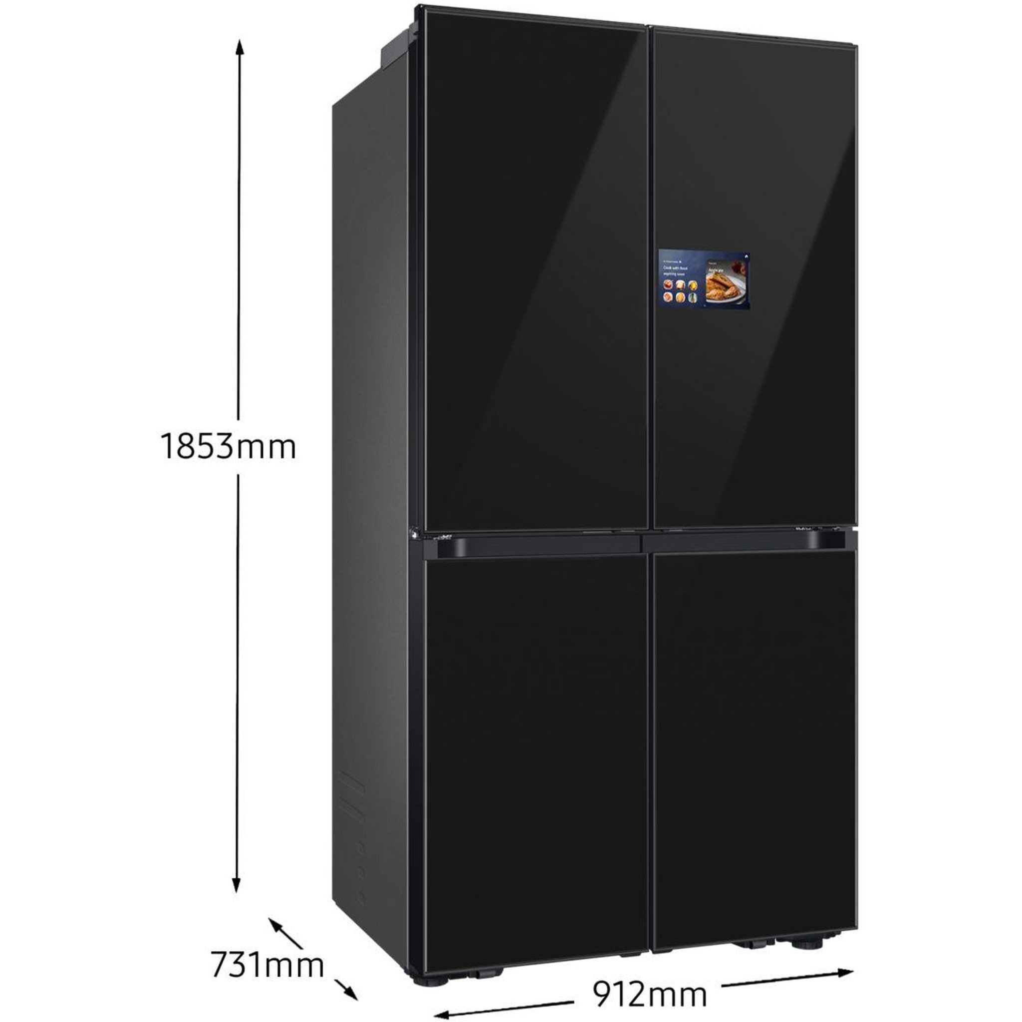 Voir la diapositive 5 : Samsung Réfrigérateur multi portes RM90F67CECEF Bespoke AI