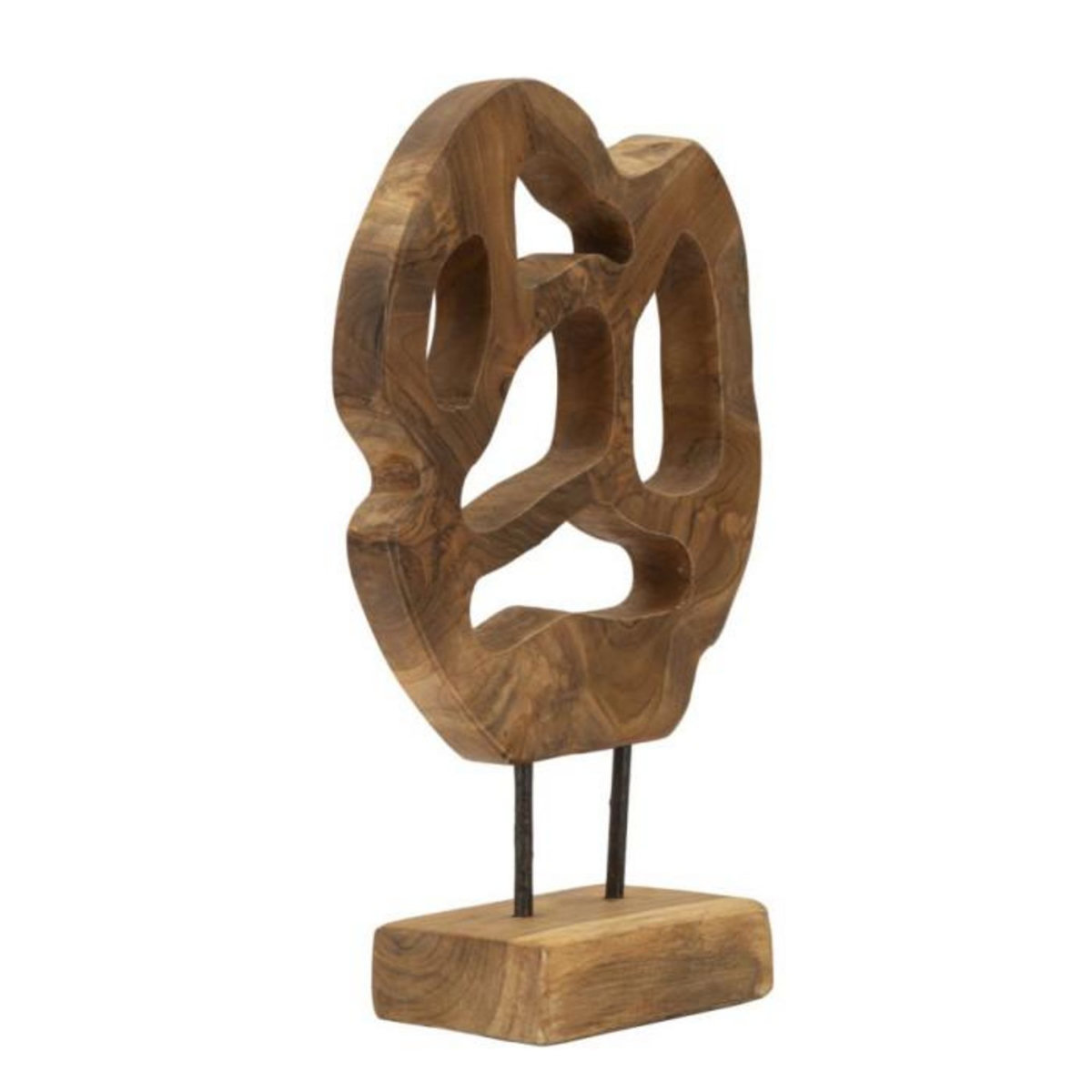 Paris Prix Objet Déco en Teck  Lubang  38cm Naturel
